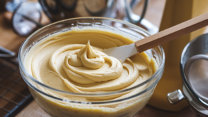 Bowl of cream cheese icing recipe