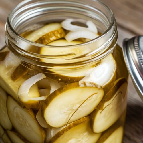 bread and butter pickles image