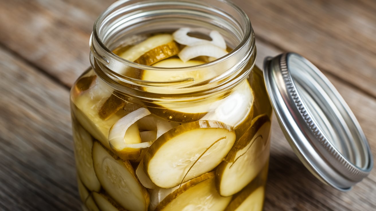 bread and butter pickles image