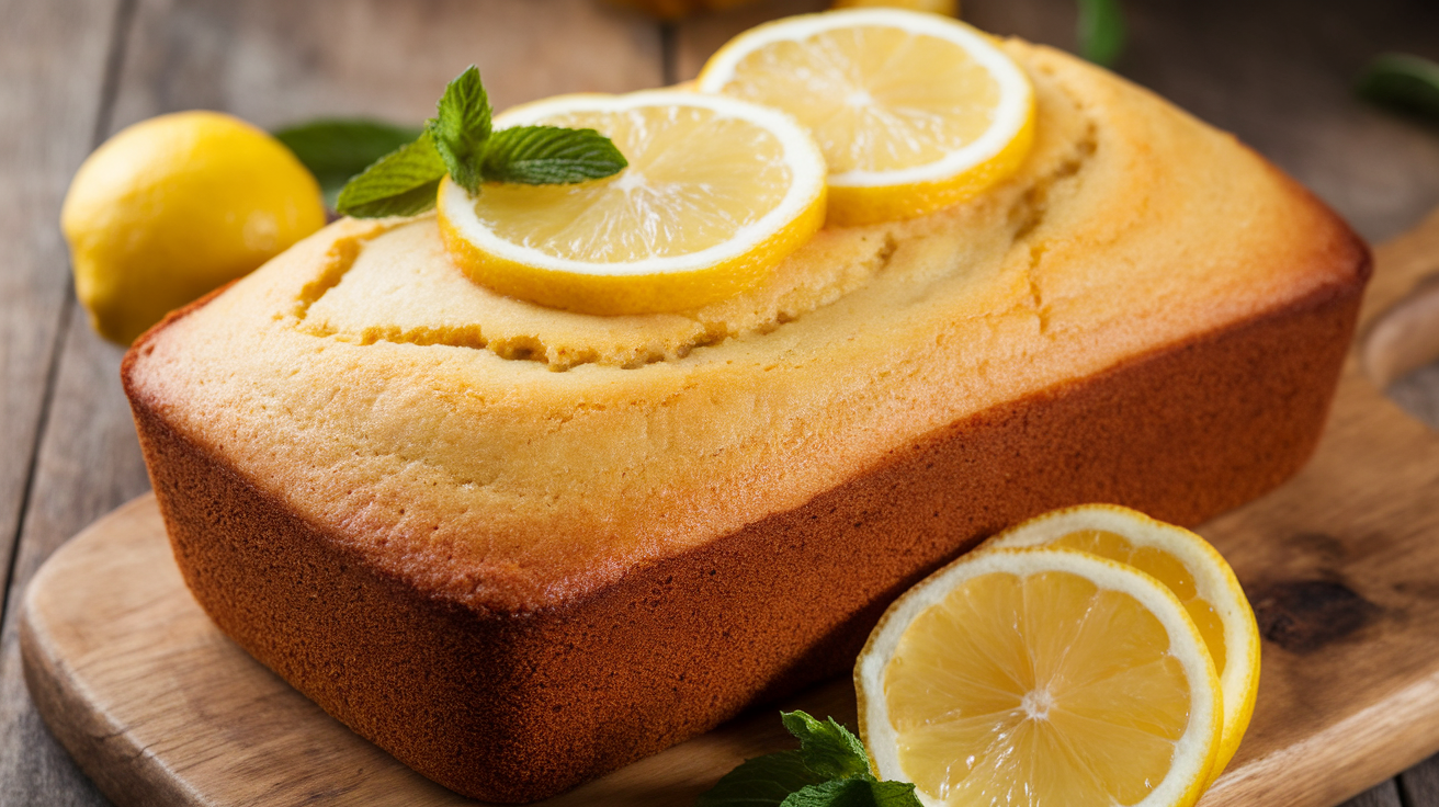 lemon pound cake recipe image